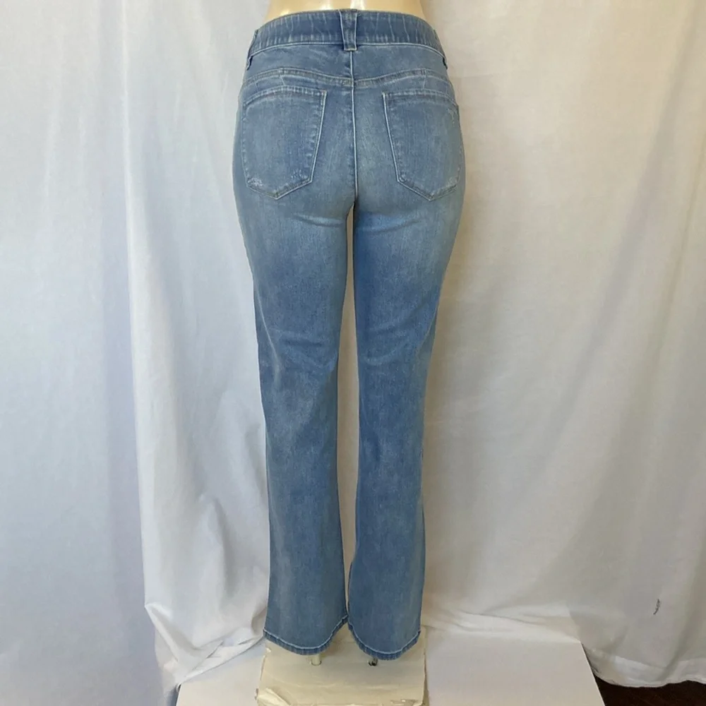 DEMOCRACY Jeans Women’s Tummy Control Size 6 Distressed Itty Bitty Boot NWOT_6